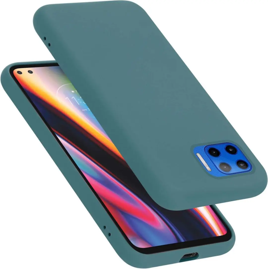 Cadorabo Hoesje geschikt voor Motorola MOTO G 5G PLUS in LIQUID GROEN