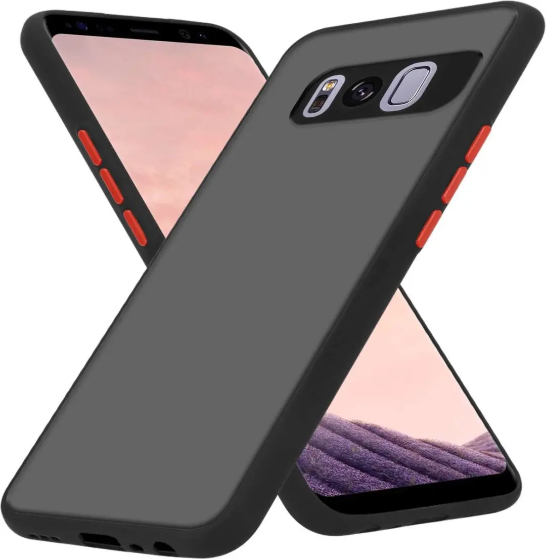 Cadorabo Hoesje geschikt voor Samsung Galaxy S8 PLUS in MATT ZWART