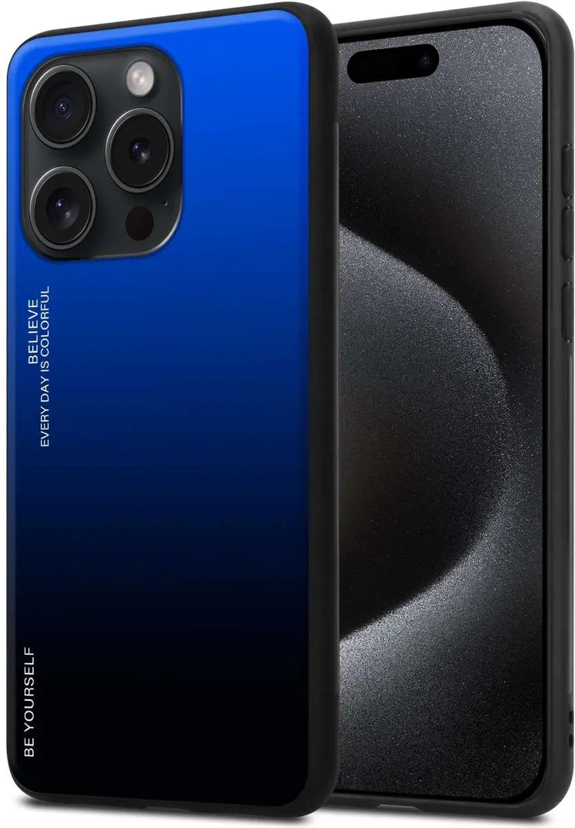 Cadorabo Hoesje geschikt voor Apple iPhone 15 PRO in BLAUW