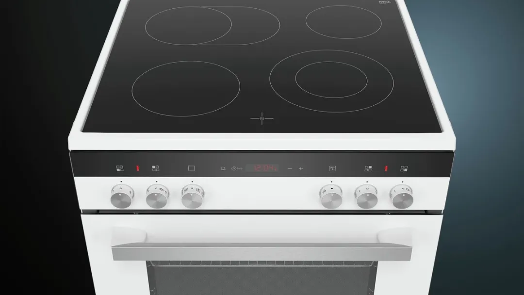 Siemens iQ300 HK9R3A220 Keramisch Fornuis - 4 Kookzones - Wit - afbeelding 6 van 6