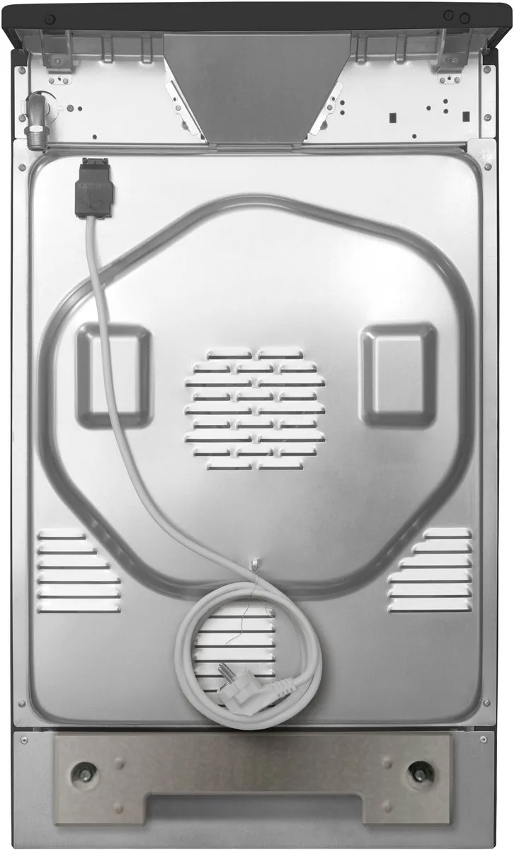 Inventum VFG5020GZWA - Vrijstaand gasfornuis - Elektrische hetelucht oven - 4 kookzones - 50 cm - 62 liter - Zwart