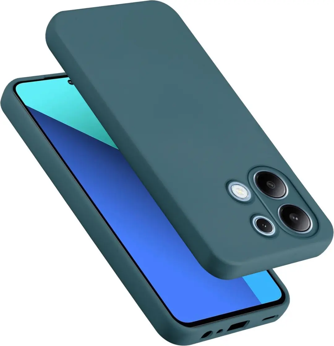 Cadorabo Hoesje geschikt voor Redmi Note 13 4G in LIQUID GROEN