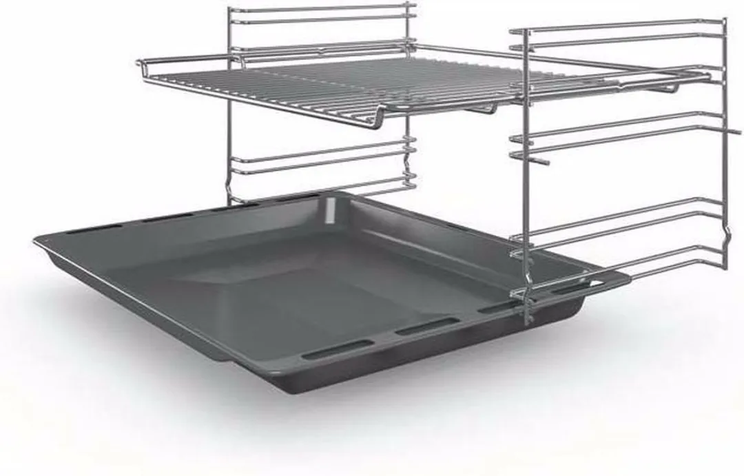 Bosch HLR390020 - Serie 4 - Vrijstaande Inductiefornuis - 3D Hetelucht: gelijkmatige luchtverdeling voor een perfect resultaat op tot wel drie bakhoogtes - Wit