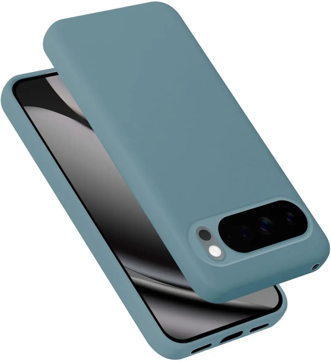 Cadorabo Hoesje geschikt voor Google pixel 10 pro XL Case in Liquid Groen Besche