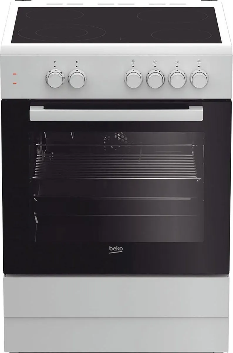 Beko FSM67010GW Keramisch Fornuis 3-fasen