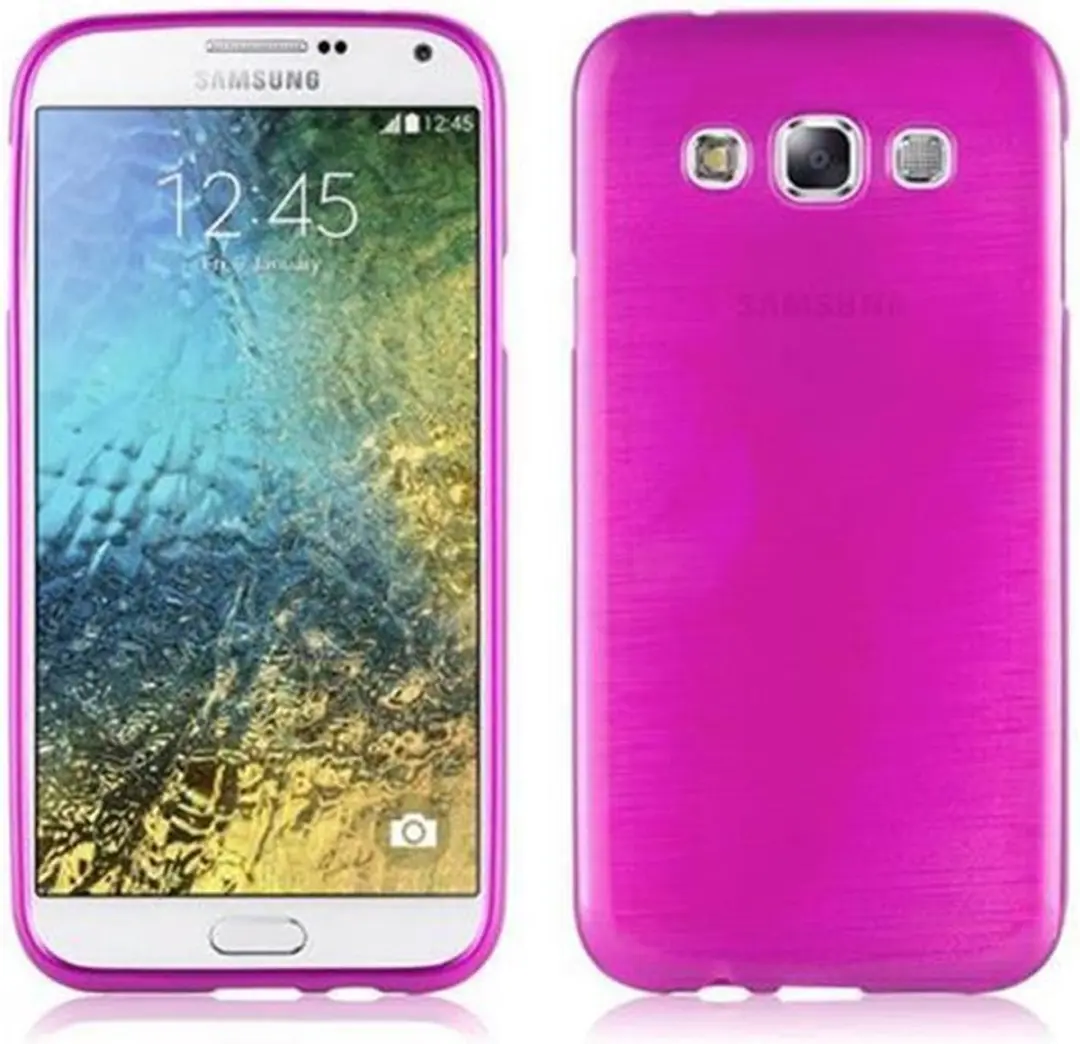 Cadorabo Hoesje geschikt voor Samsung Galaxy E5 in ROZE