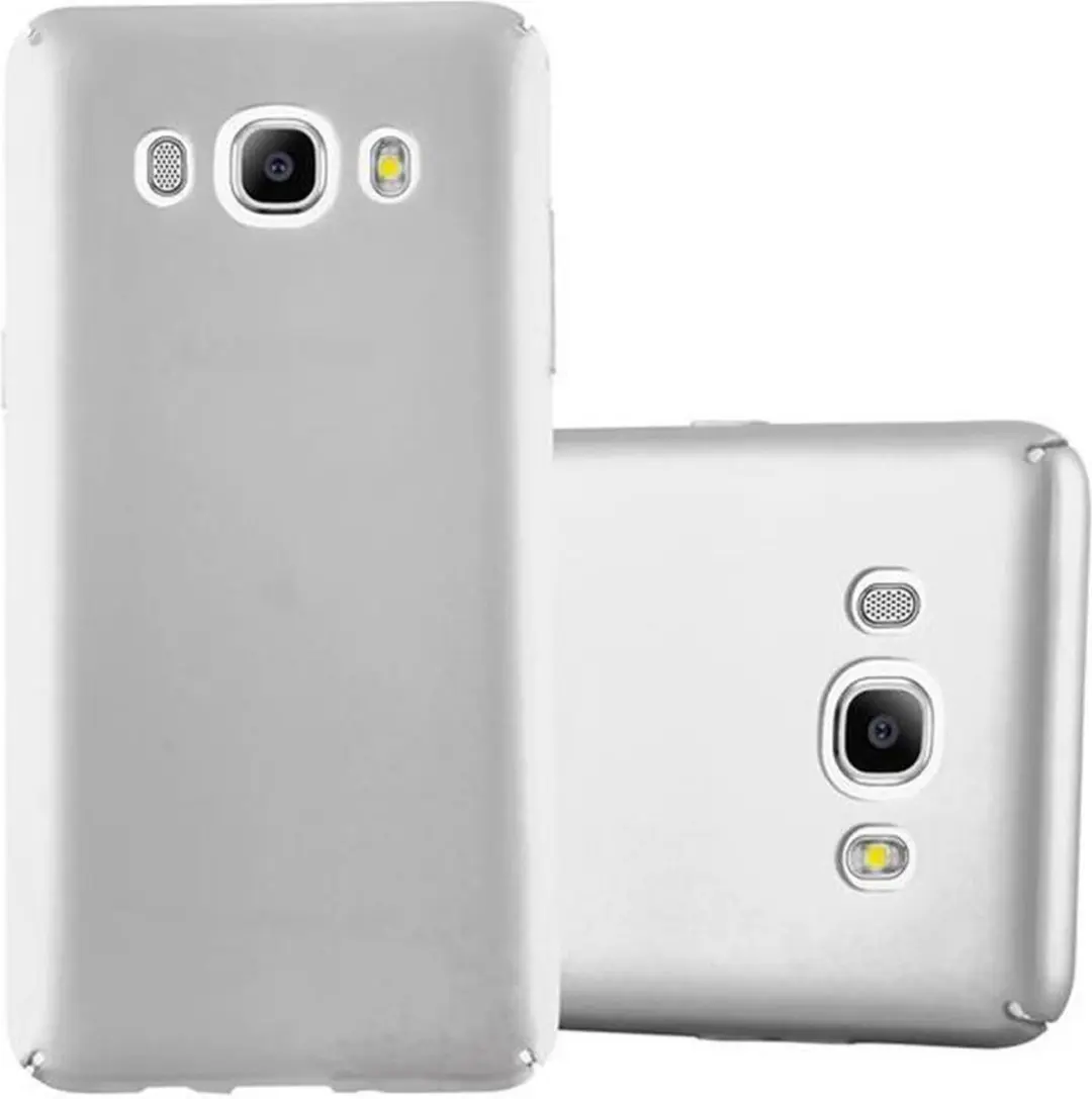 Cadorabo Hoesje geschikt voor Samsung Galaxy J5 2016 in METAAL ZILVER
