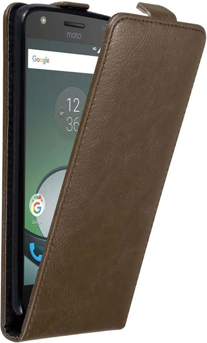 Cadorabo Hoesje geschikt voor Motorola MOTO Z PLAY in KOFFIE BRUIN