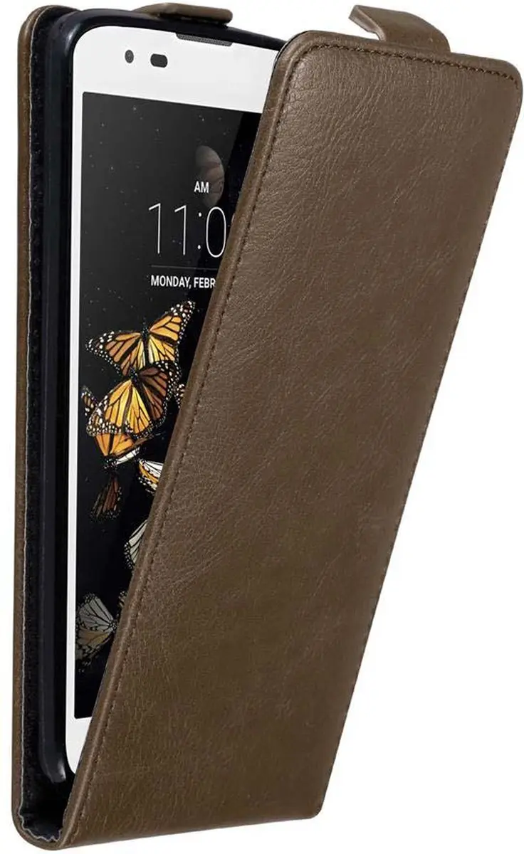 Cadorabo Hoesje geschikt voor LG K8 2016 in KOFFIE BRUIN