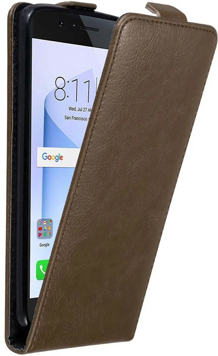 Cadorabo Hoesje geschikt voor Honor 8 / 8 PREMIUM in KOFFIE BRUIN