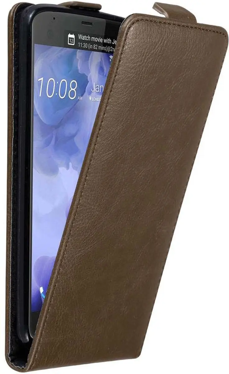 Cadorabo Hoesje geschikt voor HTC U ULTRA in KOFFIE BRUIN