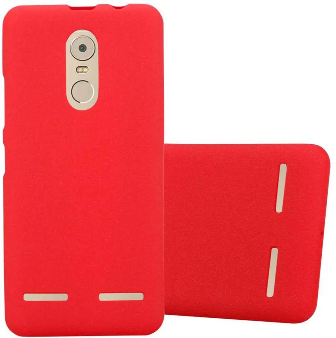 Cadorabo Hoesje geschikt voor Lenovo K6 / K6 POWER in FROST ROOD