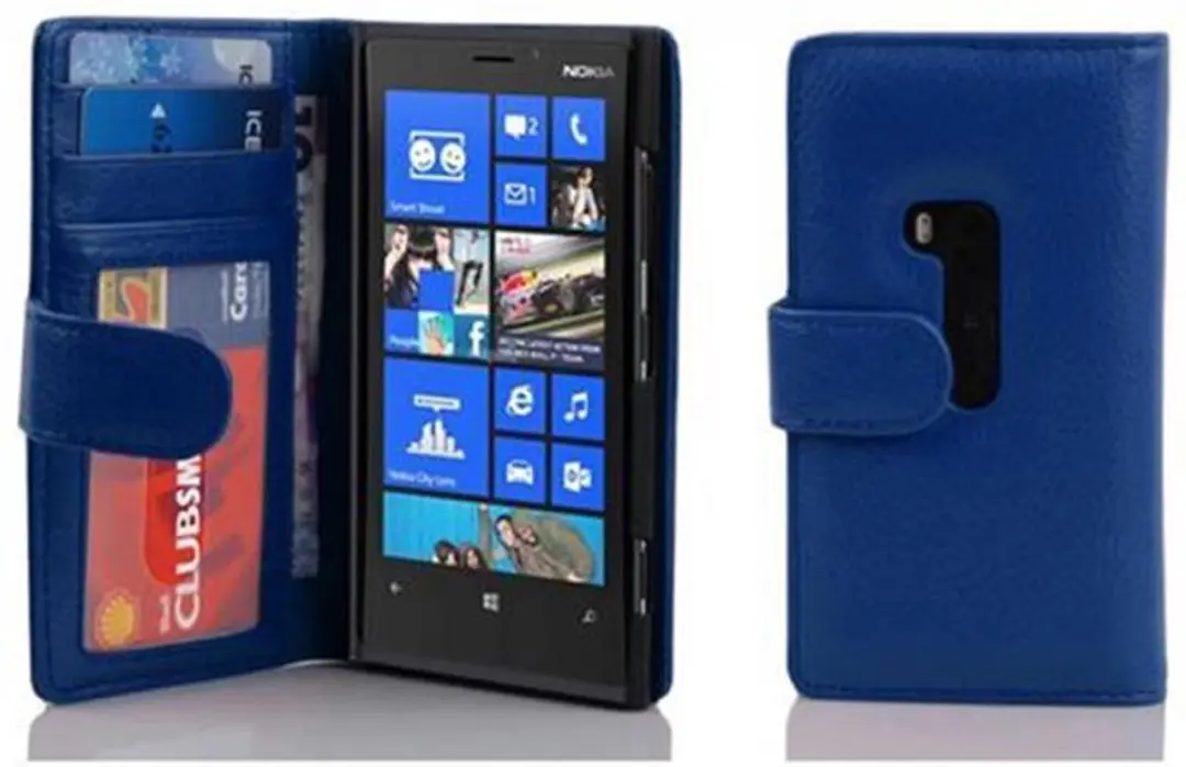 Cadorabo Hoesje geschikt voor Nokia Lumia 920 in NEPTUNUS BLAUW