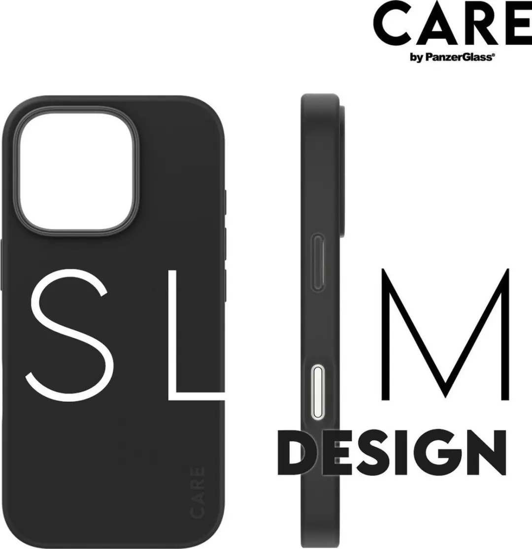 PanzerGlass CARE Fashion Hoesje iPhone 16 Pro - Zwart - afbeelding 5 van 6