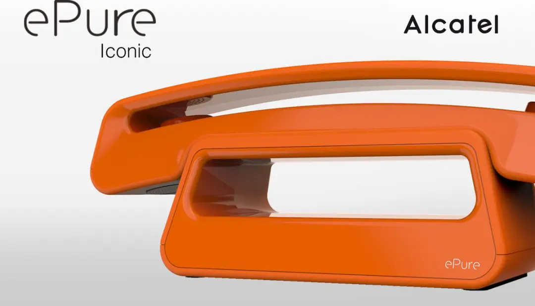 Alcatel E-pure Iconic ATL1428186 DECT Huistelefoon - Oranje - afbeelding 4 van 6