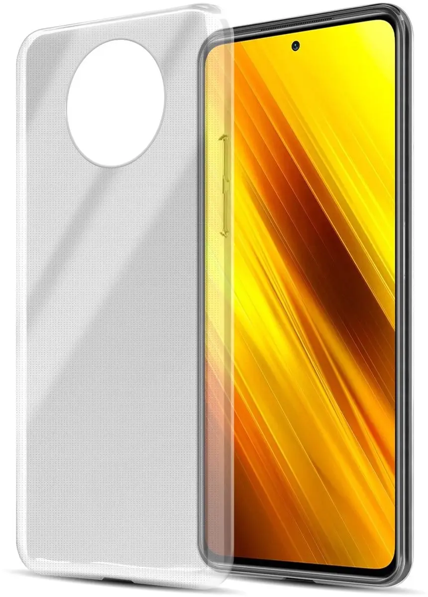 Cadorabo Hoesje geschikt voor Xiaomi POCO X3 NFC in VOLLEDIG TRANSPARANT