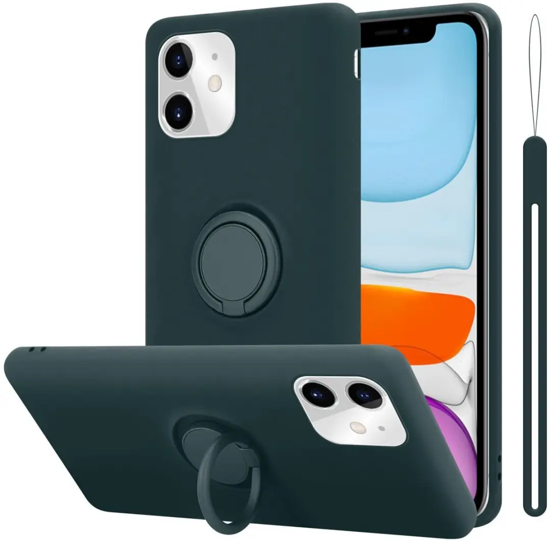Cadorabo Hoesje geschikt voor Apple iPhone 11 in LIQUID GROEN