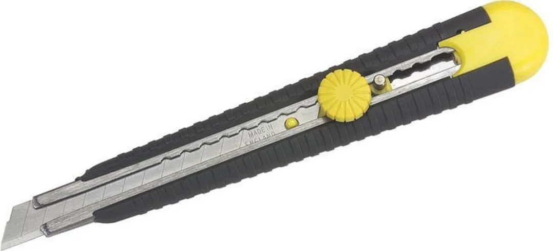 Stanley Afbreekmes MPO 9mm - Zwart/Geel
