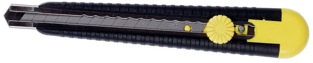 Stanley Afbreekmes MPO 9mm - Zwart/Geel