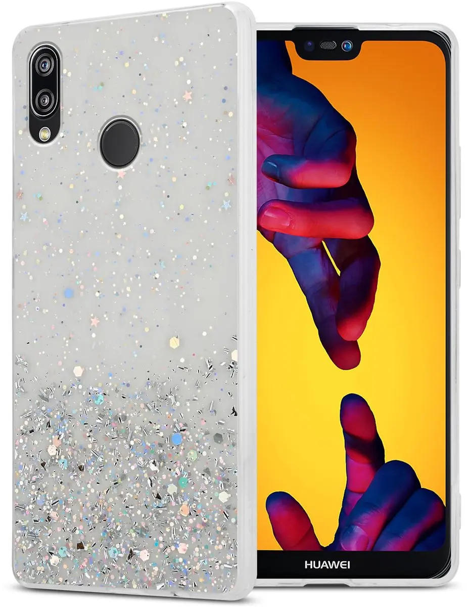 Cadorabo Hoesje geschikt voor Huawei P20 LITE 2018 / NOVA 3E in Transparant met