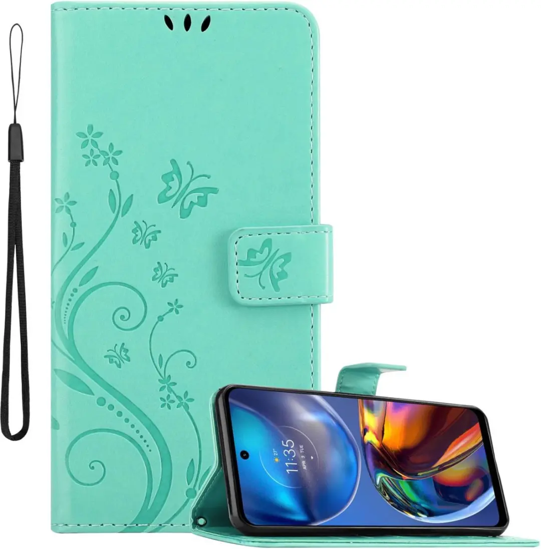 Cadorabo Hoesje geschikt voor Motorola MOTO E32 4G / E32S in Turkoois