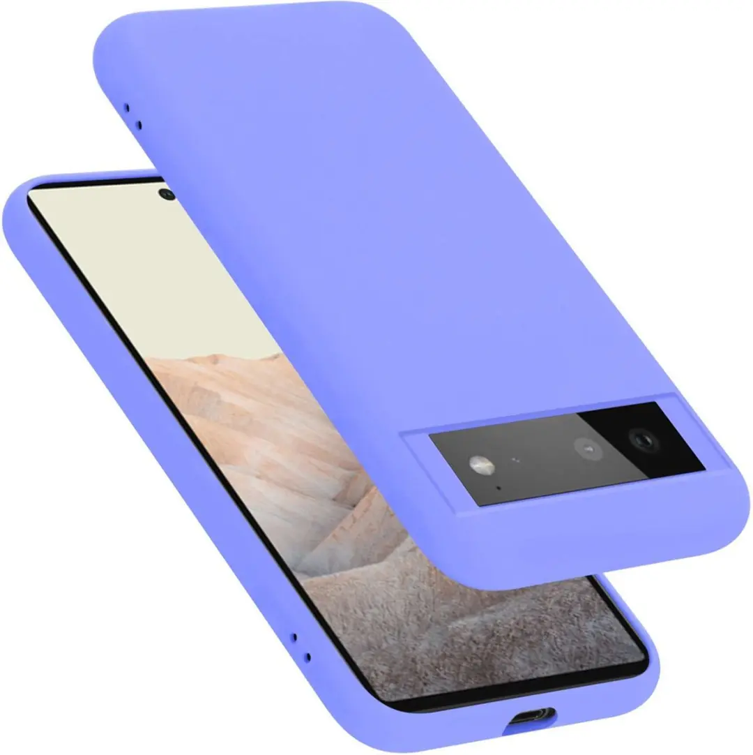 Cadorabo Hoesje geschikt voor Google PIXEL 6 in LIQUID LICHT PAARS