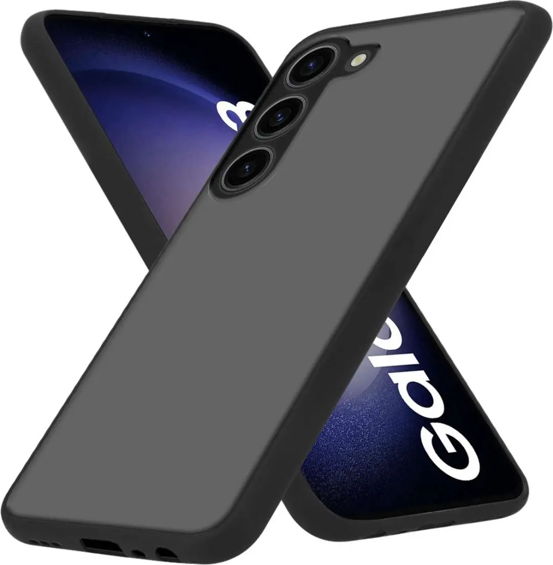 Cadorabo Hoesje geschikt voor Samsung Galaxy S23 in MATT ZWART
