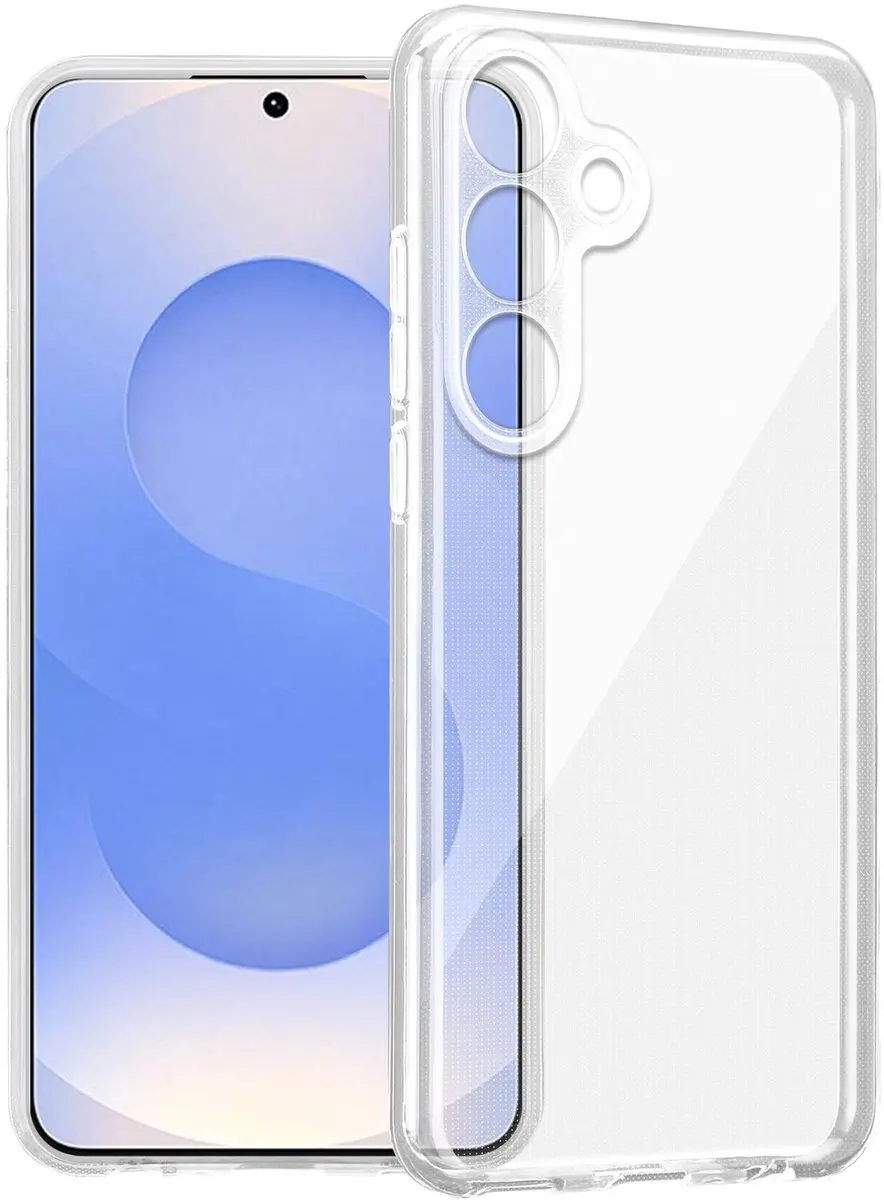 Cadorabo Hoesje geschikt voor Samsung Galaxy S25 in VOLLEDIG TRANSPARANT Niet-ve