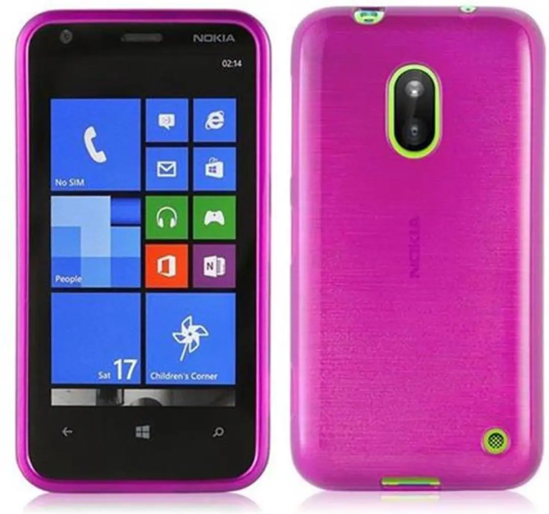 Cadorabo Hoesje geschikt voor Nokia Lumia 620 in ROZE