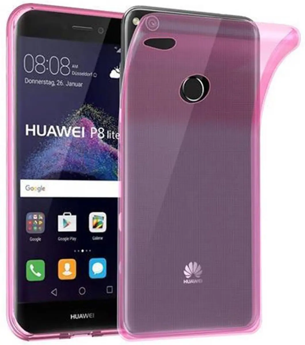 Cadorabo Hoesje geschikt voor Huawei P8 LITE 2017 / P9 LITE 2017 in TRANSPARANT