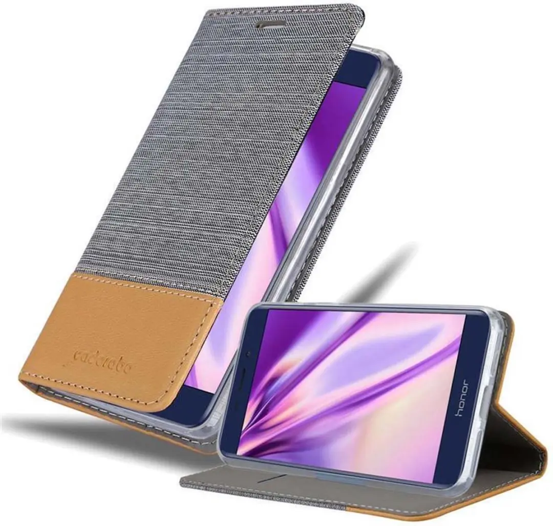 Cadorabo Hoesje geschikt voor Honor V9 PLAY in LICHTGRIJS BRUIN