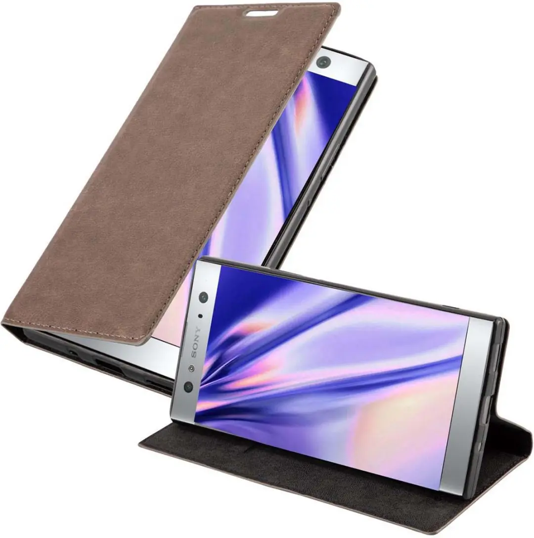 Cadorabo Hoesje geschikt voor Sony Xperia XA2 ULTRA in KOFFIE BRUIN