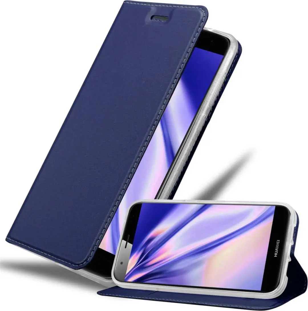 Cadorabo Hoesje geschikt voor Huawei ASCEND G7 PLUS / G8 / GX8 in CLASSY DONKER