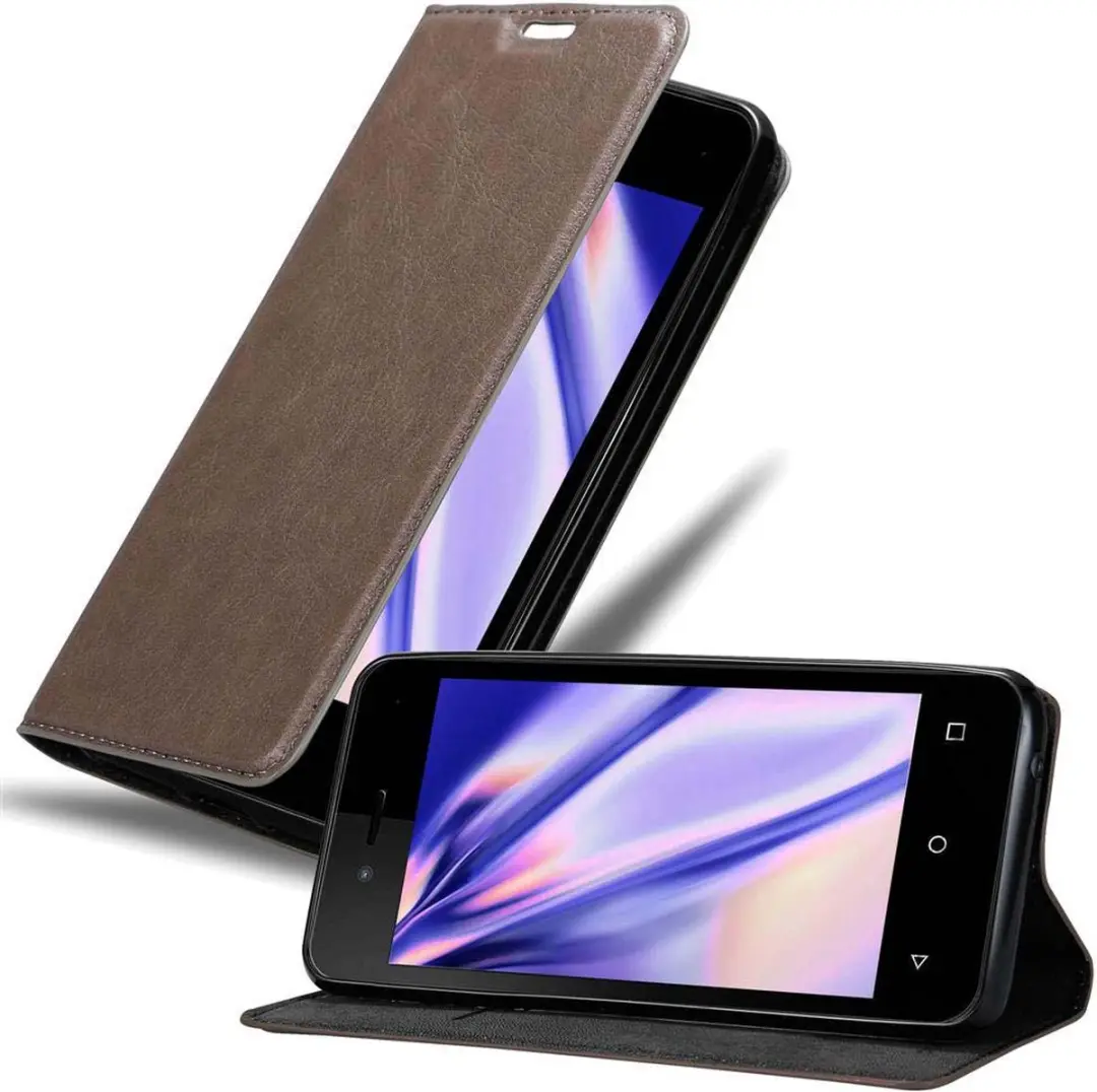 Cadorabo Hoesje geschikt voor WIKO SUNNY 3 MINI in KOFFIE BRUIN