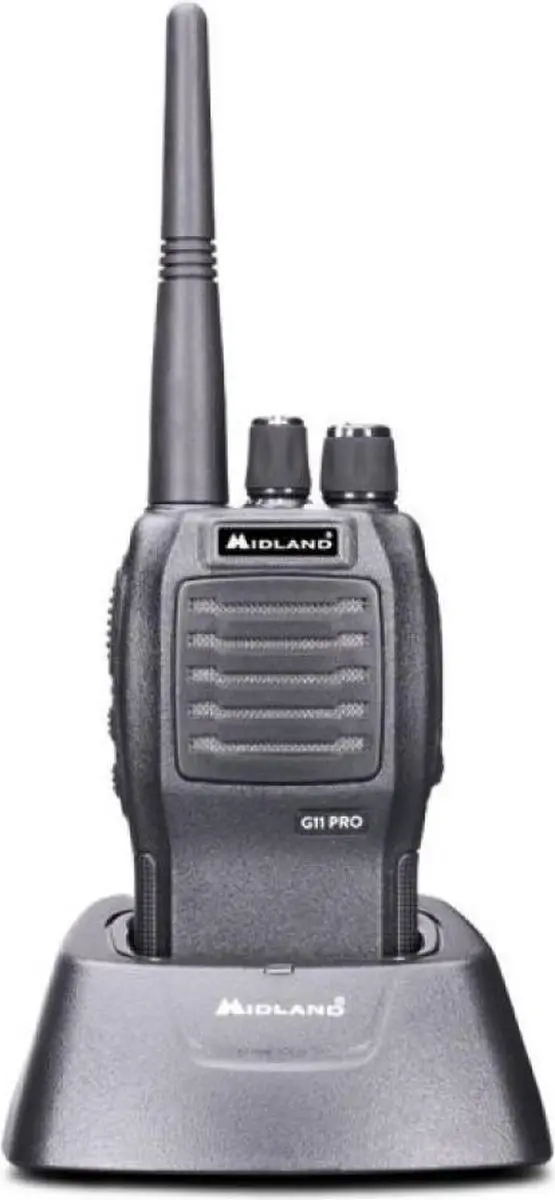 Midland G11 Pro C966.06 Portofoon - PMR446 - Zwart - afbeelding 3 van 6