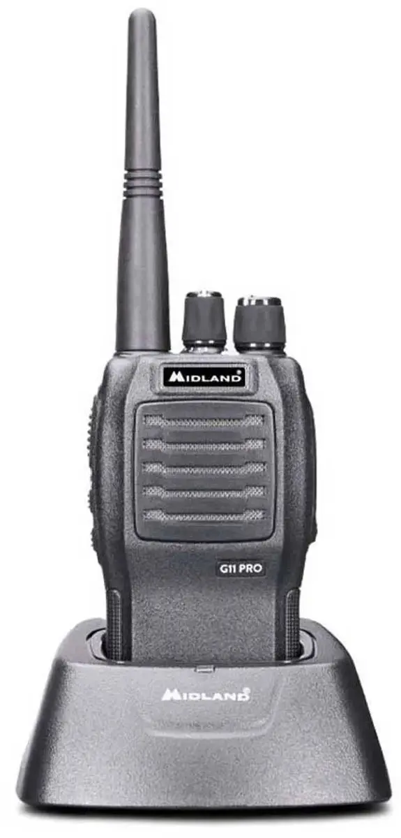 Midland G11 Pro C966.06 Portofoon - PMR446 - Zwart - afbeelding 6 van 6