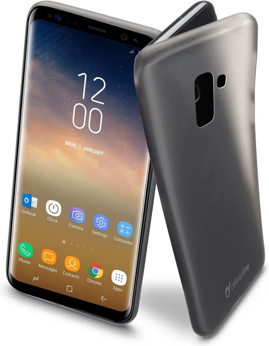 Cellularline Inkgals9Plk Backcover Galaxy S9+ Transparant (Mat)