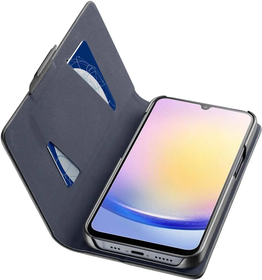 Cellularline Book Hoesje Galaxy A26 BOOK3GALA26K - Zwart - afbeelding 2 van 6