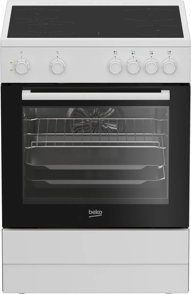 Beko FBM6701W Vrijstaand Keramisch Fornuis