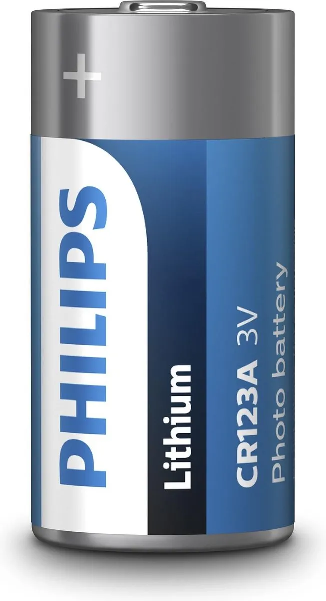 Philips CR123A Lithium Batterij 1500mAh