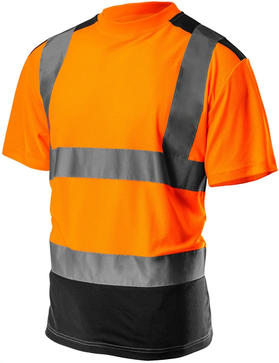 Neo Tools Hi-Vision T-Shirt Met H Balk Reflectie ORANJE XL Licht En Luchtig Mate