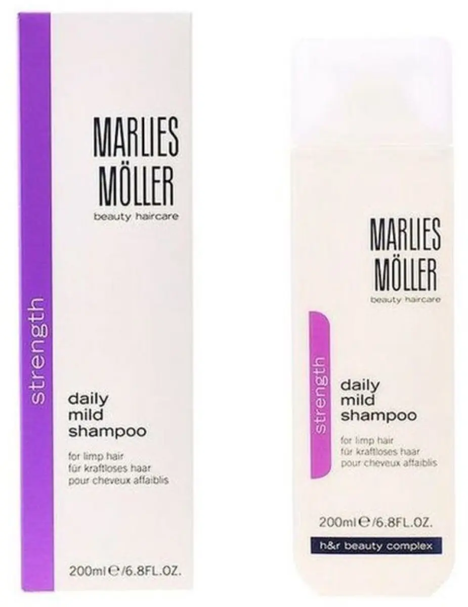 Marlies Möller Strength Shampoo Dagelijks Mild 200ml - afbeelding 3 van 6