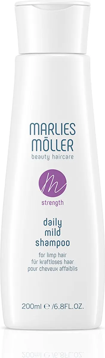 Marlies Möller Strength Shampoo Dagelijks Mild 200ml - afbeelding 2 van 6