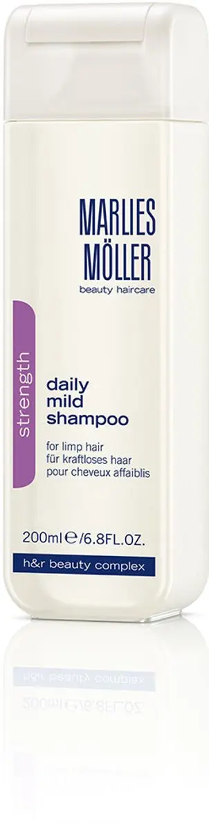 Marlies Möller Strength Shampoo Dagelijks Mild 200ml - afbeelding 4 van 6