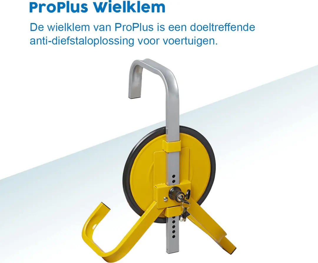 ProPlus Wielklem - Stalen Schijf - 13 t/m 16 inch - Geel - afbeelding 2 van 6