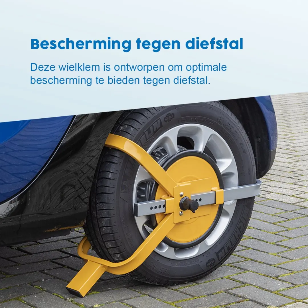 ProPlus Wielklem - Stalen Schijf - 13 t/m 16 inch - Geel - afbeelding 3 van 6