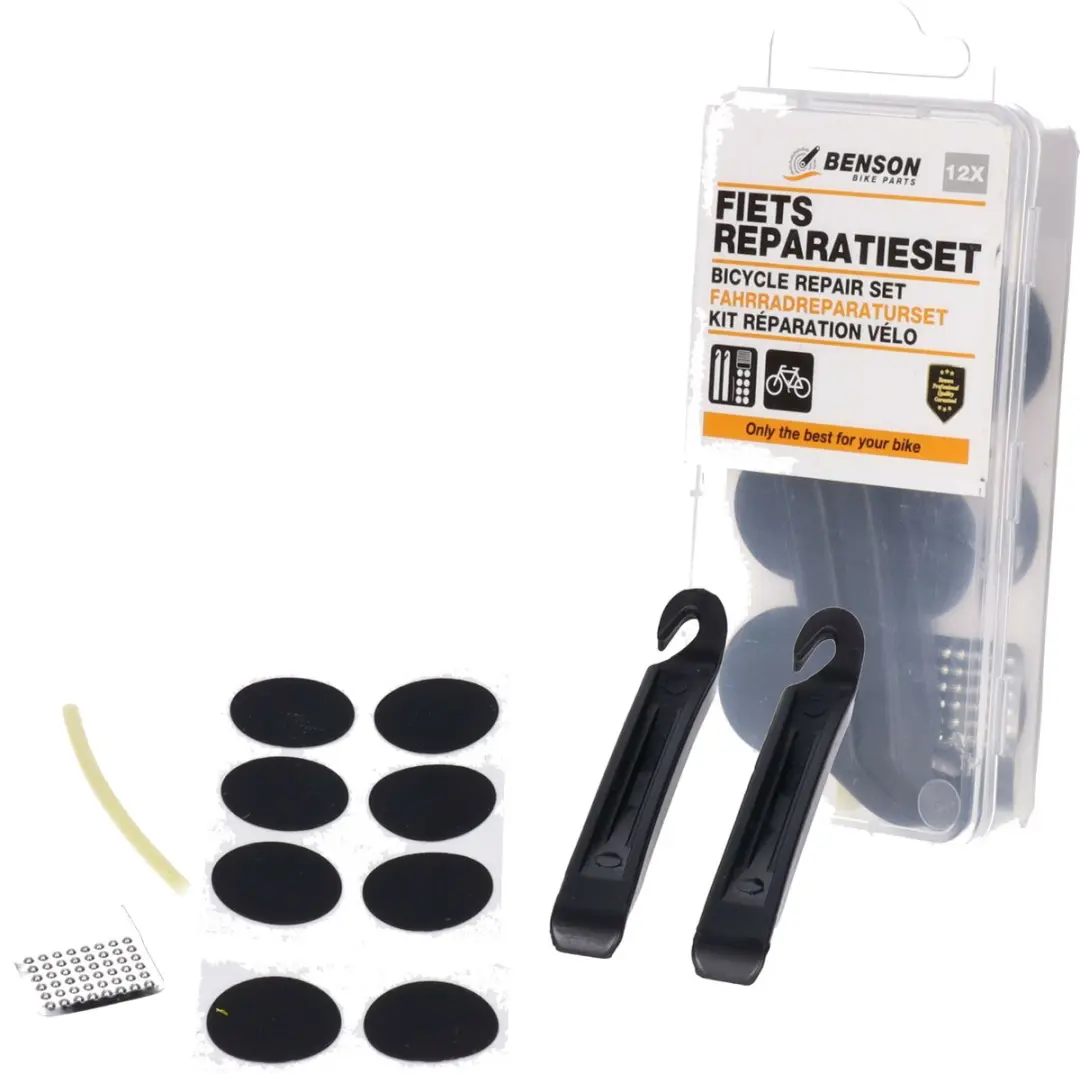 Pakket van 2x stuks benson fiets reparatie / gereedschap set 24-delig