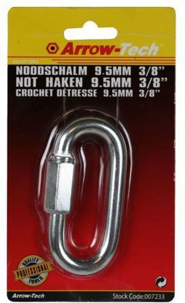 Benson Noodschalm met Schroef 10x90mm - Verzinkt - afbeelding 5 van 5
