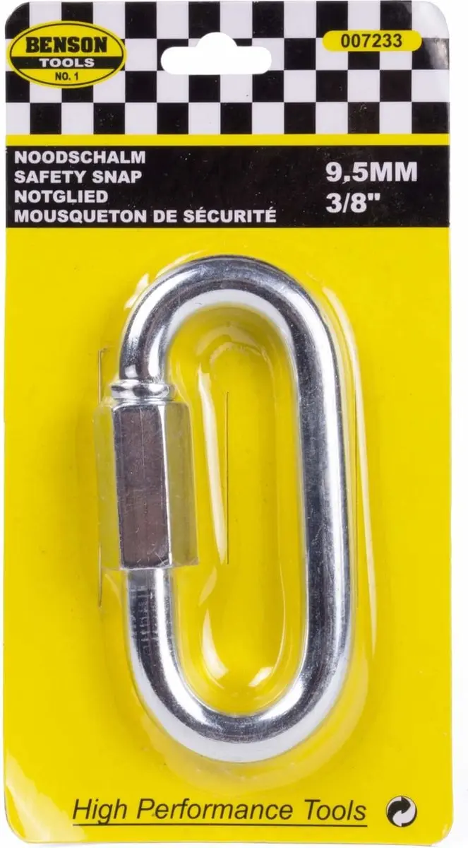 Benson Noodschalm met Schroef 10x90mm - Verzinkt - afbeelding 2 van 5