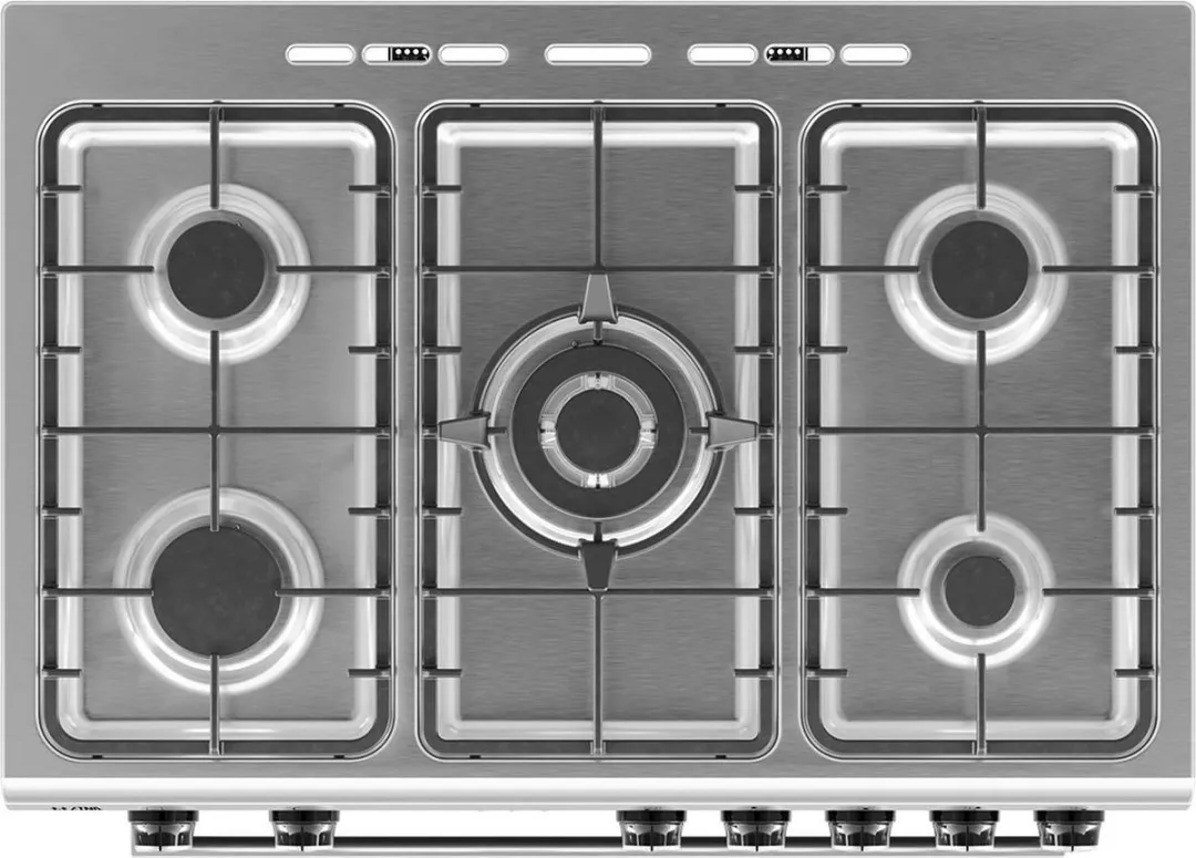 Etna FG190RVS Gas/elektro fornuis 5 kookzones - RVS